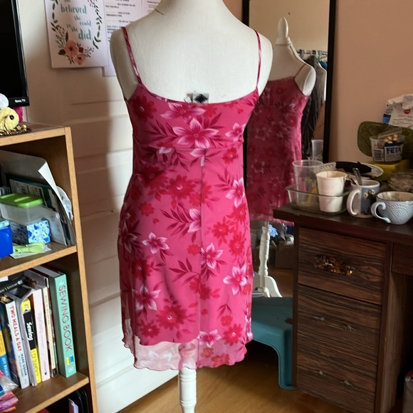 90s milkmaid style spaghetti strap dress by California Concepts size medium. - Picture 2 of 4